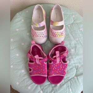 Girls Bundle 2 Pairs of Shoes Toddler Size 8